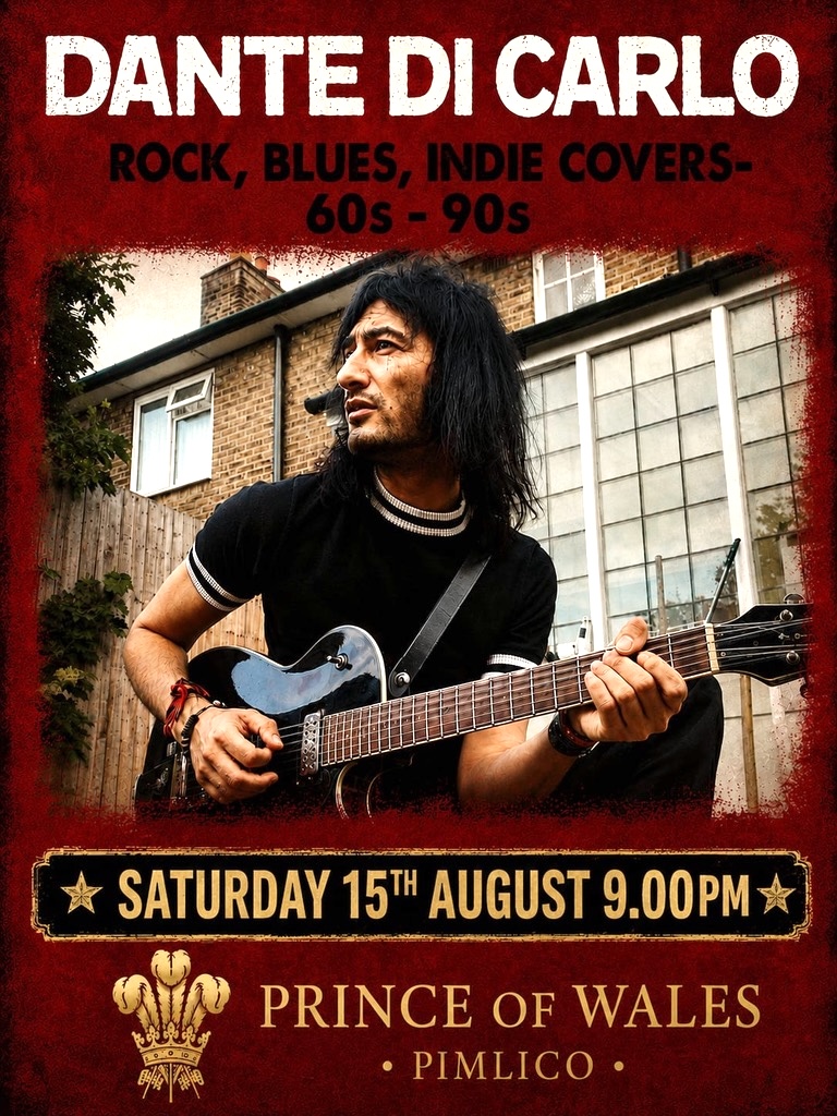 The Prince of Wales Pimlico has another fantastic night of live music. Back by popular demand.